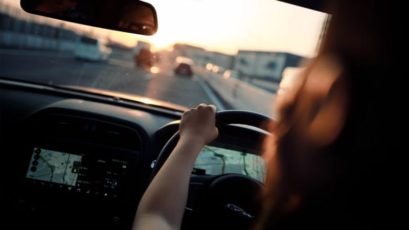 Learner driver being caught to drive safely
